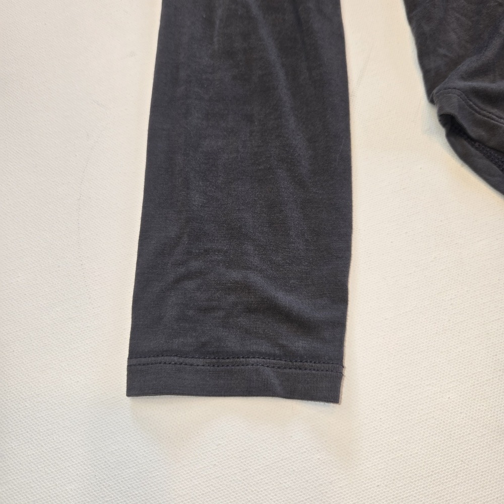 American Eagle Gray Soft & Sexy Long Sleeve Womens Tee Crosscross V-Neck Small - Picture 6 of 7
